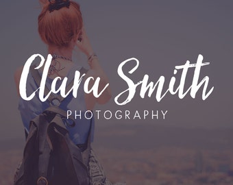Handwritten Logo Design | Photography Logo and Watermark | Photography Watermark | Premade Logo | Watermark