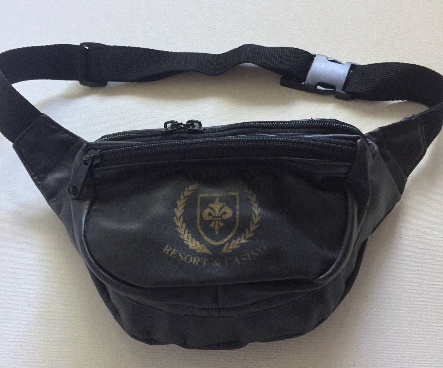 Fanny pack vintage 80's black 'Stardust resort and