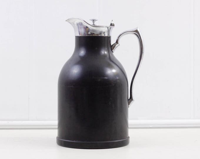 Vintage bakelite THERMOS hot water jug, coffee pot, tea pot - retro kitchenalia, stronglas toronto canada, 1930s bakelite caraffe pitcher
