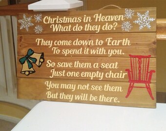 Christmas Decorations/ Christmas Memory/ In Loving Memory/ Christmas Decor/ Holiday Decor/ Christmas Without You/ Christmas In Heaven