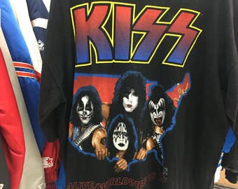 KISS vintage tour 96-97 tour t-shirt
