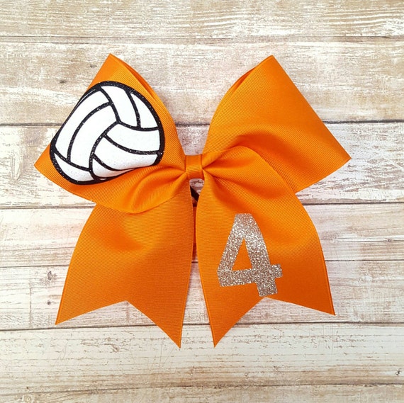 Custom Volleyball Bow YOU PICK COLORS Team Bows Volleyball