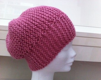 Very soft pink Alpaca Beanie