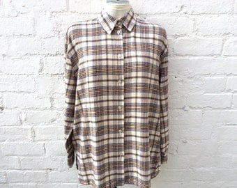 Flannel shirt, oversized 90's fashion