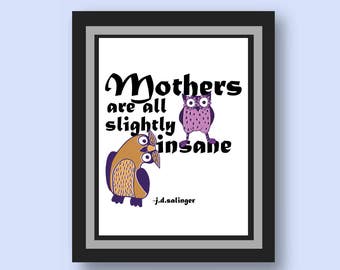 Jd salinger quote | Etsy