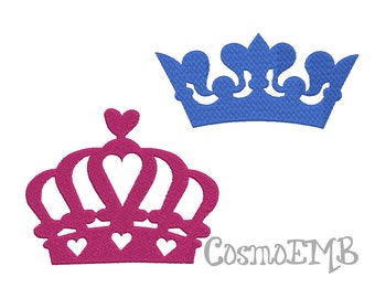 Collection 8 Size 2Crown Embroidery design Machine Embroidery - Digital INSTANT DOWNLOAD