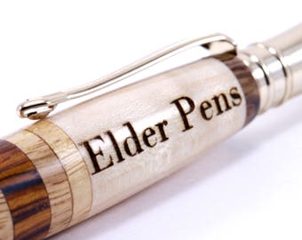 Engraved Wood Pen | Custom Engraving Only | Personalized Gift | Add-on Item |