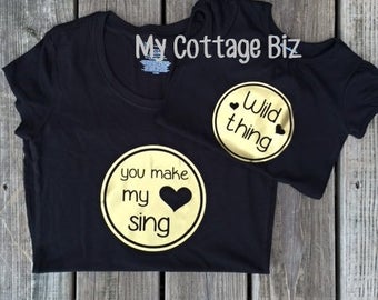 Wild Thing/You Make My Heart Sing - Mom and Child Set