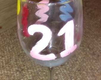 Hand-painted drinking cups