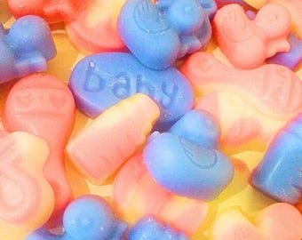 Baby powder - fresh and clean - wax melts - wax tarts - soy wax - baby shower favors - baby shower gifts - baby shower - shower favor