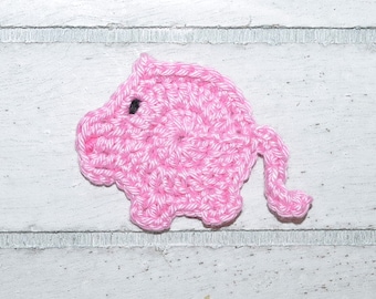 1 Piggies - pork - patches - crochet - application