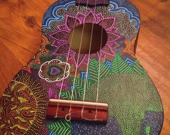 One Off Gaia Connection Hand Painted Ukulele