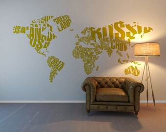world map sticker sticker wall art vinyl stickers for walls wall design stickers - Design Stickers For Walls world map sticker sticker wall art vinyl stickers for walls wall design stickers - Design Stickers For Walls