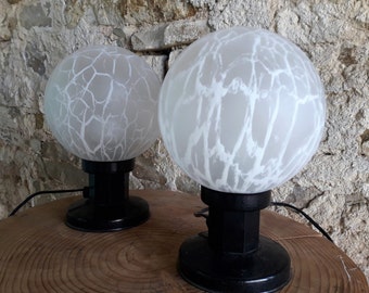 Vintage Mid Century Nigth Lamps Bedside Lamps from the 70s