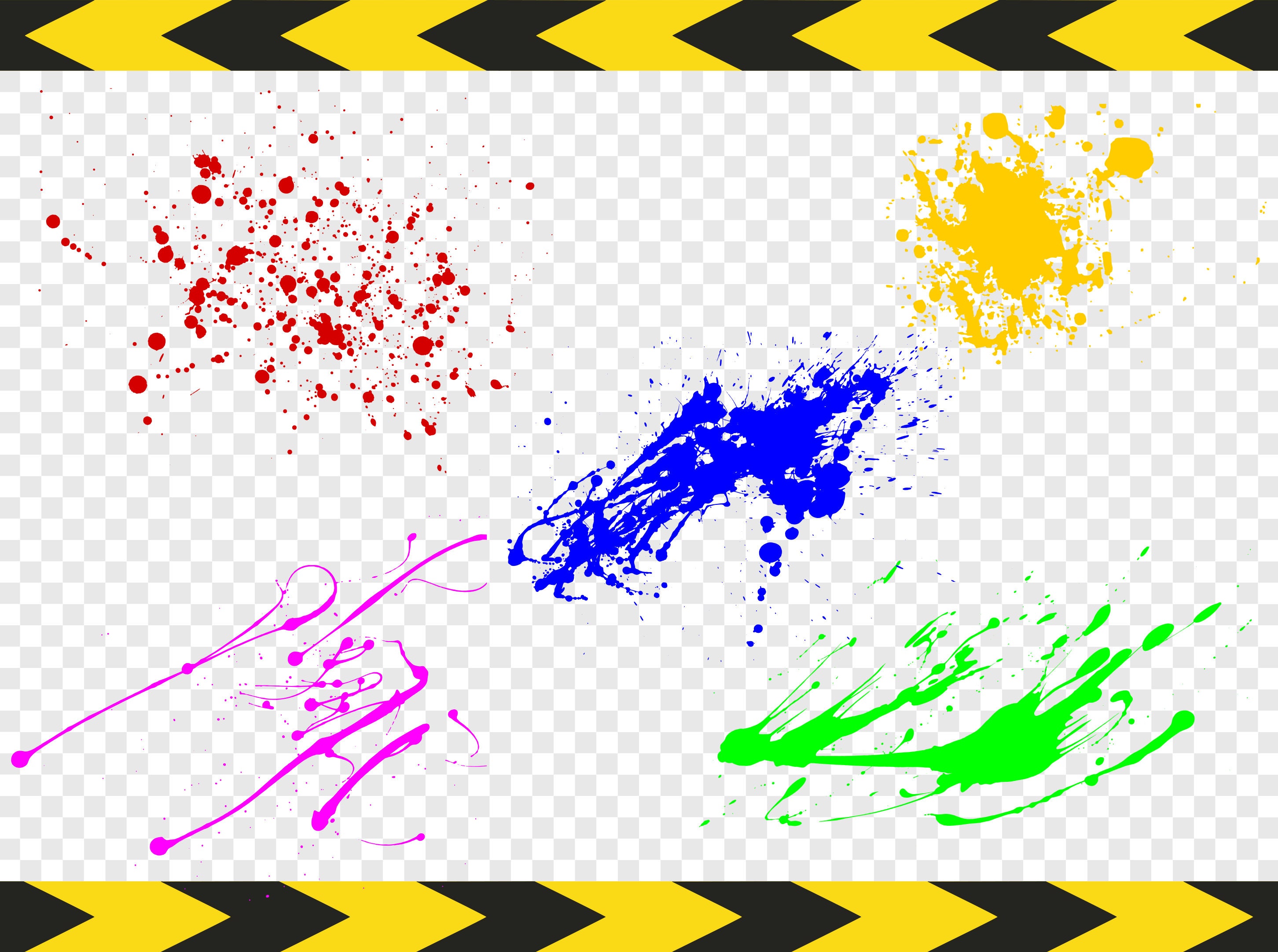 Download Paint splatter SVG bundle Splash Cut files for Cricut
