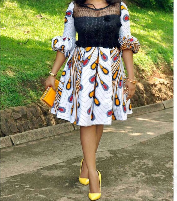 African print flay gown African print dress Ankara dress
