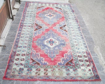 Kilim Rug Vintage Turkish Kilim Rug Turkish rug Kilim Rug Turkish kilim rug 9.5 x 4.3 feet code e:82 FREE SHIPPING