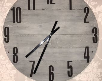 Custom Designed Hand Created Wooden Clock