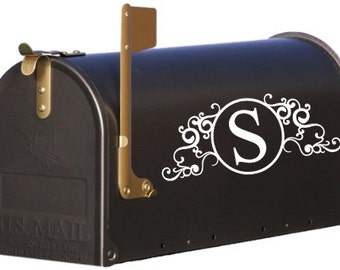 Mailbox Monogram, Mailbox Decal, Personalized Mailbox, Mailbox Numbers, Mailbox Stickers, Address Decal, Mailbox Address, Mailbox Name