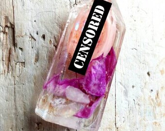 Mature Content - Opal Pussy Crystal, Vagina Crystal, Womb'an Crystal, Floral Feminine Crystal, Opal Yoni verse, Goddess Orchid Alter Crystal