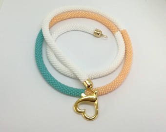 Necklace/necklace/for her/gift/tubular necklace/long necklace
