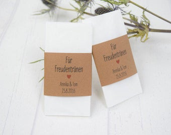 Tears of joy band "Heart" kraft paper