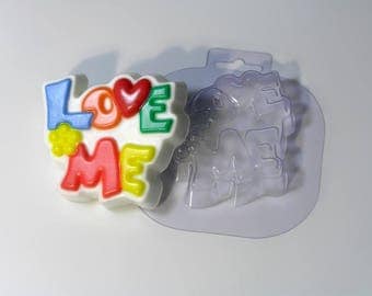 LOVE ME a plastic soap mold