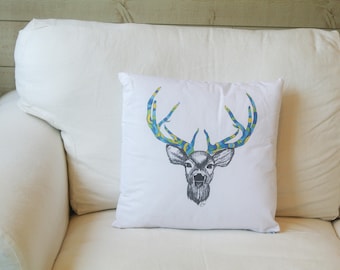 Deer Illustration cushion