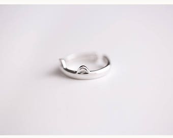 Sterling Silver Cat Ring