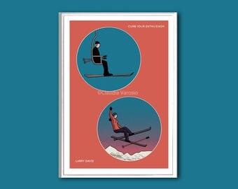 Larry David Curb Your Enthusiasm poster print in various sizes