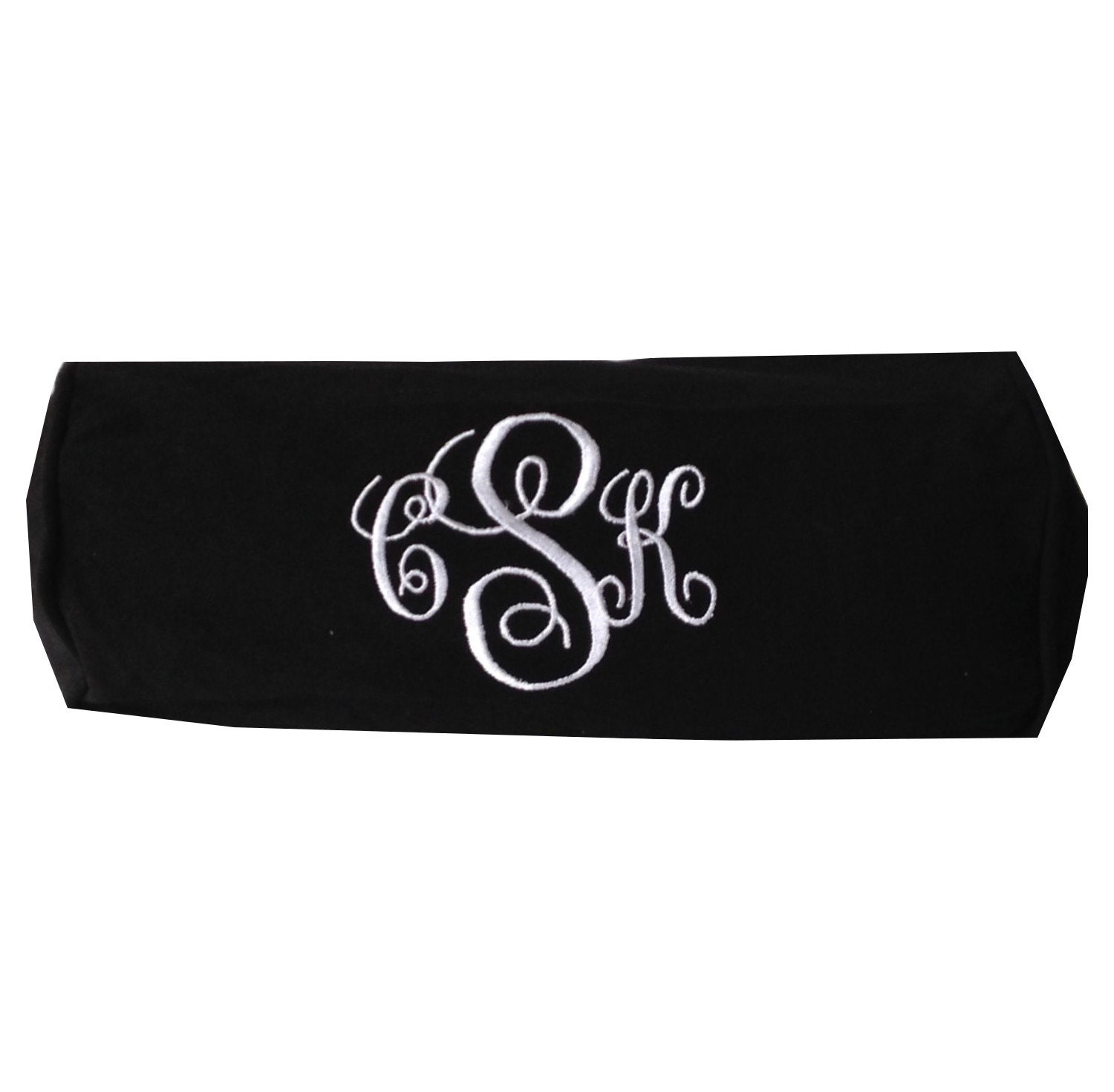 Bolster Monogram pillows Neck Roll Pillows Decorative