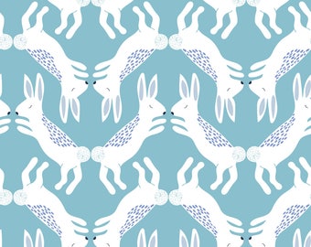 Rabbit fabric | Etsy