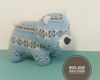 Bear Cub, Handmade, Toy, Children, Gift, Eco Friendly, Plush
