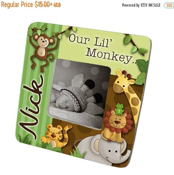 HOHOHO SALE PHOTO Frame Jungle Safari Animal by ToadAndLily