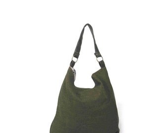 CC Vintage Hobo Bag 40cm Black Lambskin Silver Hardware