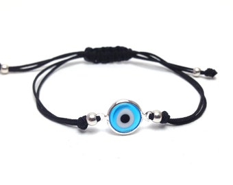 Evil eye bracelet - blue eye - protection - Greek jewelry - Greek mati