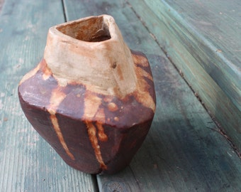 Studio Pottery Vase - Primitive Tribal - Gorgeous!