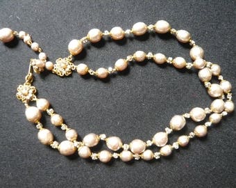 VINTAGE MIRIAM HASKELL pearl necklace