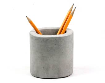Concrete Pencil Holder, Toothbrush Holder