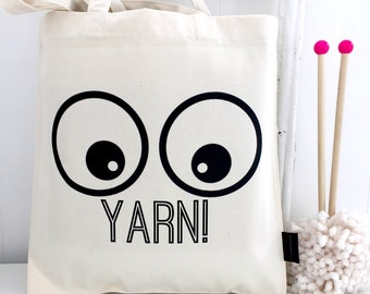 Yarn! | Yarn Bag | Knitting Bag | Knitting Storage | Knitting Project Bag
