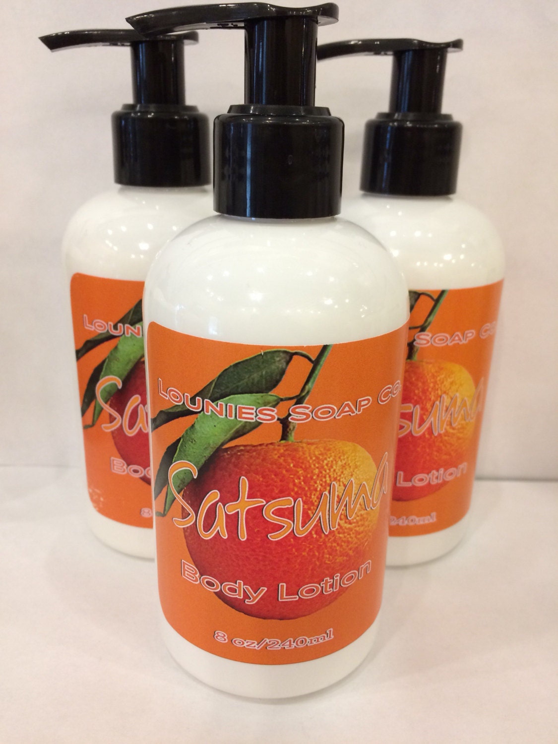 Satsuma Body Lotion Satsuma Hand Lotion Orange Scented