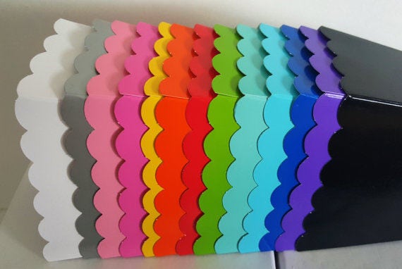 Snack Boxes - CHOOSE your THEME and COLORS - 1 set of 10 Il_570xn