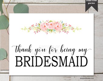 Editable Thank You Place Cards Elegant Modern Design