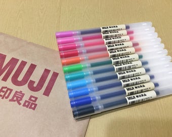 MUJI gel pens, Muji Pens, Muji pens refill, 0.38/0.5mm Muji MoMA FREE SHIPPING