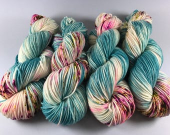 Trevor Morgan DK, Hand dyed yarn, DK Weight, Superwash Merino, Haute Knit Yarn, Yarn, 8 ply, Hand dyed, Made For Movement