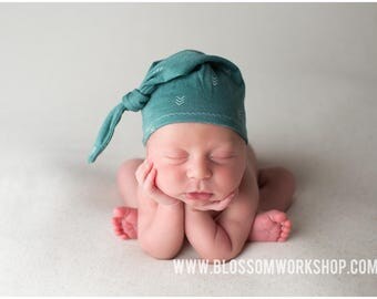 Newborn Knot Hat /Newborn Hat Prop / Night Cap Hat / Arrow Hat