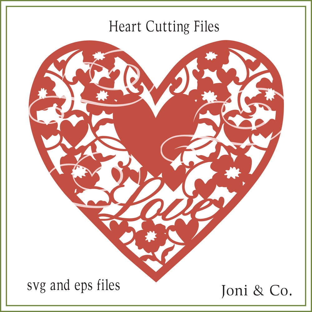Download Heart SVG File Cut Ornaments svg Wedding svg vinyl cutting