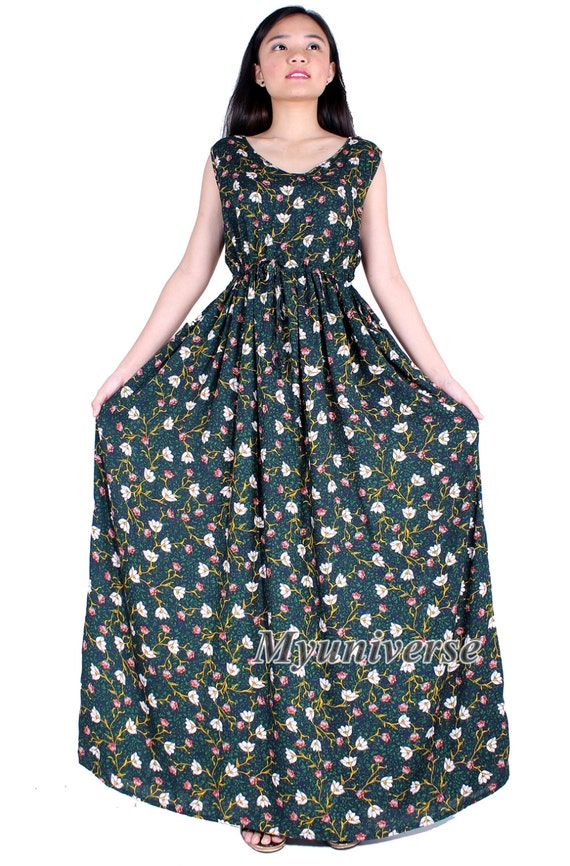  Cotton  Plus Size Maxi Dress  Sundress Women Plus Size Dress 