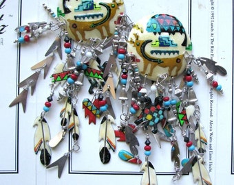 Lunch At The Ritz Keeper Of The Forest CLIP Earrings