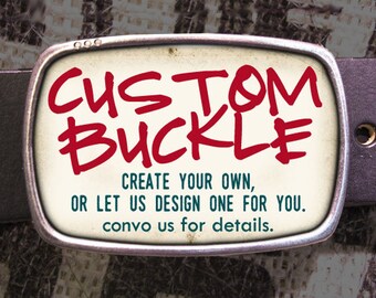 Design Your Own Custom Belt Buckle
